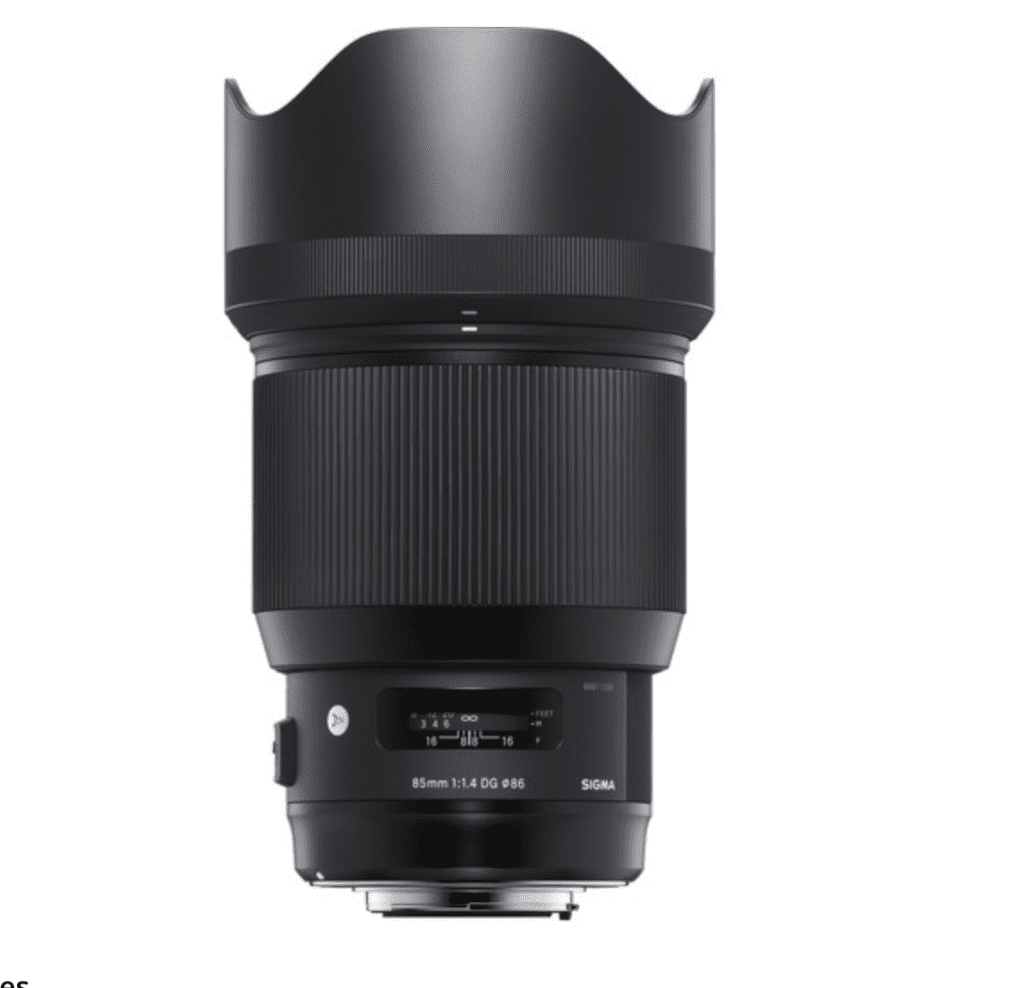 An Image of a Sigma 85mm 1.4 lens